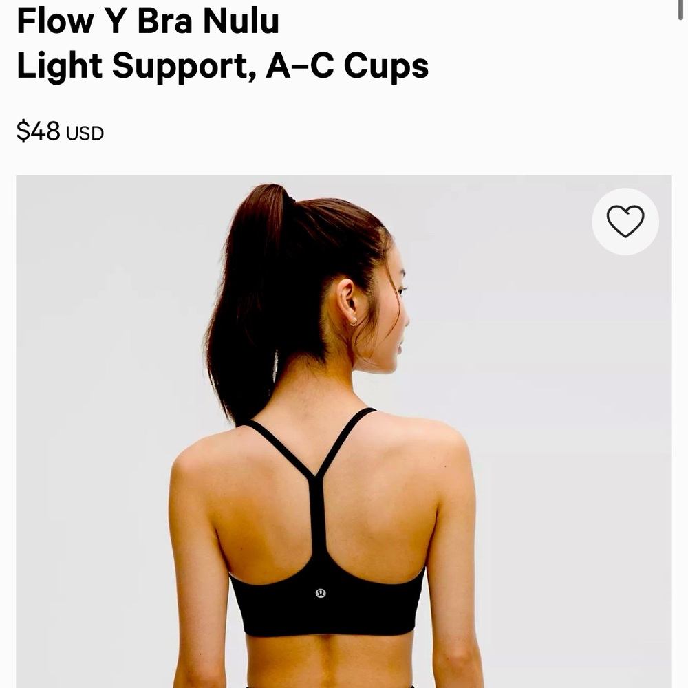 Lululemon Flow Y bra